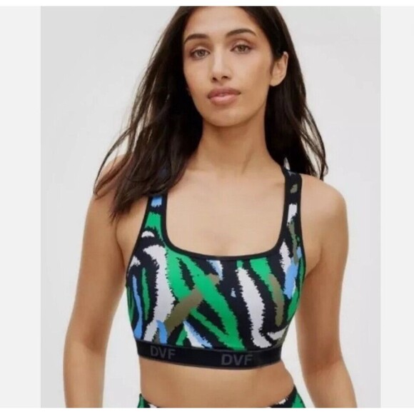 Diane Von Furstenberg For Target Other - Diane Von Furstenberg For Target Racerback Disco Zebra Sports Bra XXS NWT